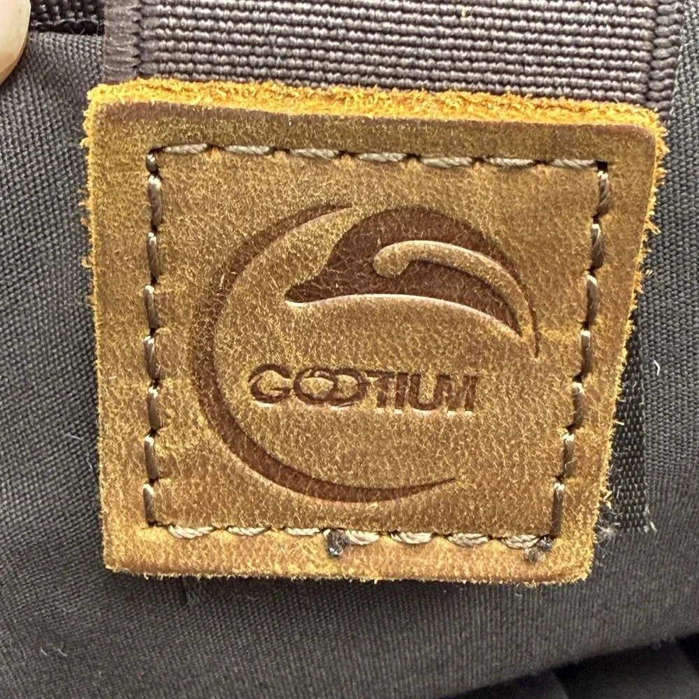 Gootium Vintage Canvas Leather Shoulder/Messenger Computer Bag 14.5' x 11
